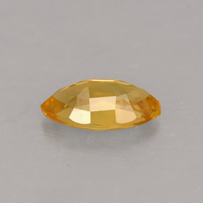 Zaffiro naturale giallo da 0,62 ct, marchesa, VS