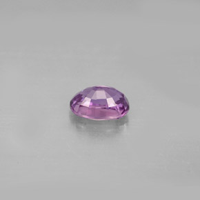 Zaffiro naturale viola da 0,77 ct, taglio ovale, VVS-VS
