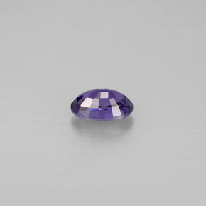 Zaffiro naturale viola da 0,65 ct, taglio ovale, VVS-VS
