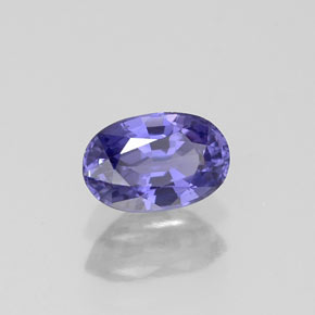 Zaffiro naturale viola da 0,67 ct, taglio ovale, VS