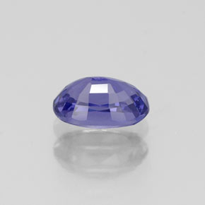 Zaffiro naturale viola da 0,67 ct, taglio ovale, VS