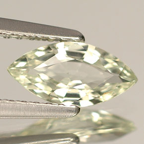 Zaffiro naturale verde da 0,79 ct, marchesa, VVS-VS