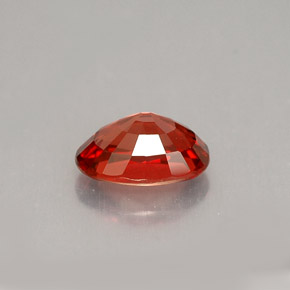 Zaffiro naturale arancione da 0,92 ct, taglio ovale, VVS-VS