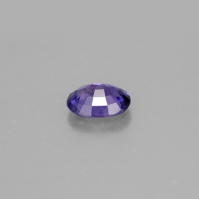 Zaffiro naturale viola da 0,70 ct, taglio ovale, VS