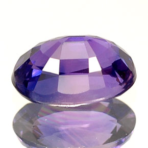 Zaffiro naturale blu da 0,73 ct, taglio ovale, VS
