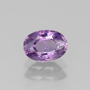 Zaffiro naturale viola da 0,78 ct, taglio ovale, VVS