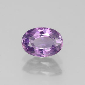 Zaffiro naturale viola da 0,78 ct, taglio ovale, VVS