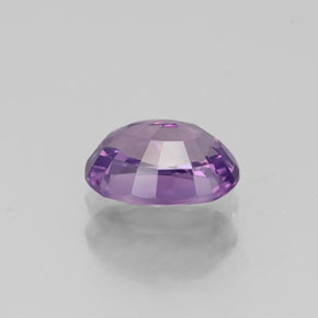 Zaffiro naturale viola da 0,78 ct, taglio ovale, VVS