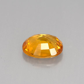 Zaffiro naturale giallo da 1,96 ct, taglio ovale, VS