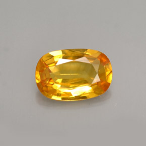 Zaffiro naturale giallo da 1,50 ct, taglio ovale, VS