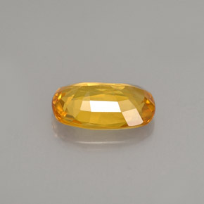 Zaffiro naturale giallo da 1,50 ct, taglio ovale, VS