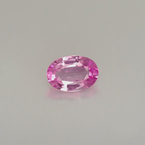 Zaffiro naturale rosa da 0,54 ct, taglio ovale, VVS