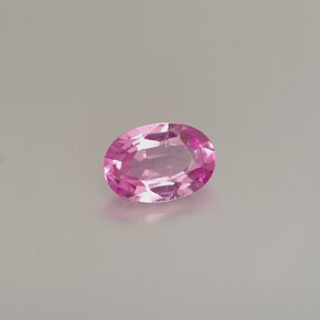 Zaffiro naturale rosa da 0,54 ct, taglio ovale, VVS