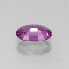 Zaffiro naturale viola da 0,57 ct, taglio ovale, VS