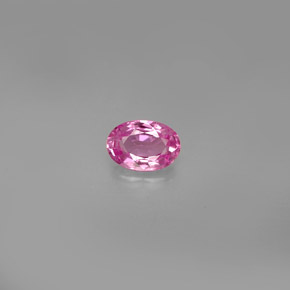 Zaffiro naturale rosa da 0,58 ct, taglio ovale, VVS-VS