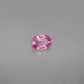Zaffiro naturale rosa da 0,58 ct, taglio ovale, VVS-VS