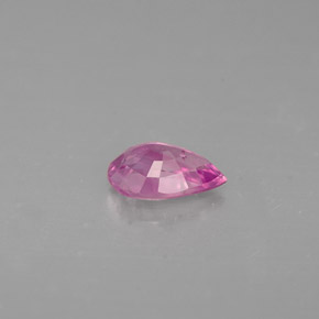 Zaffiro naturale rosa da 0,46 ct, taglio a pera, VS-SI