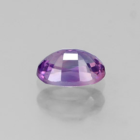 Zaffiro naturale viola da 0,61 ct, taglio ovale, VS