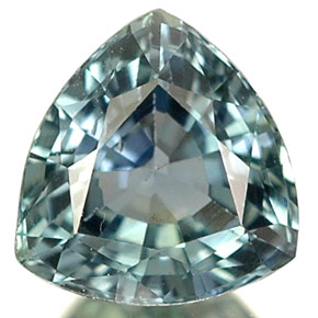 Zaffiro naturale verde da 1,08 ct, trillion, VS
