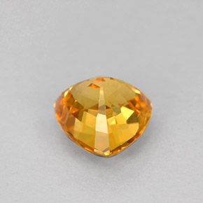 Zaffiro naturale giallo da 1,14 ct, trillion, VS