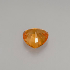 Zaffiro naturale arancione da 1,11 ct, trillion, VS