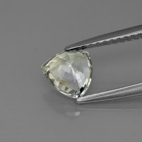 Zaffiro naturale verde da 1,11 ct, trillion, VS