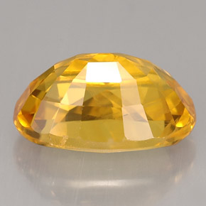 Zaffiro naturale giallo da 4,33 ct, taglio ovale, VS-SI