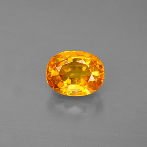 Zaffiro naturale giallo da 2,13 ct, taglio ovale, VS-SI