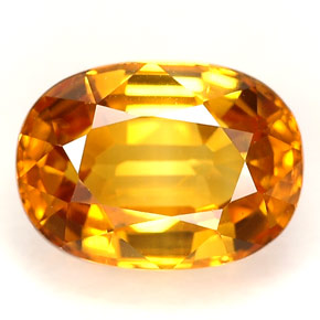 Zaffiro naturale giallo da 2,46 ct, taglio ovale, VVS-VS