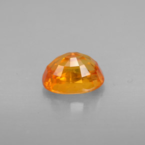 Zaffiro naturale arancione da 1,50 ct, taglio ovale, VS-SI