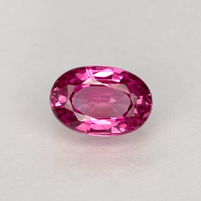 Zaffiro naturale rosa da 0,64 ct, taglio ovale, VVS-VS