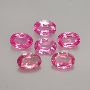 Zaffiro naturale rosa da  ct, taglio ovale, VS