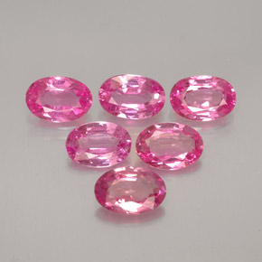 Zaffiro naturale rosa da  ct, taglio ovale, VS