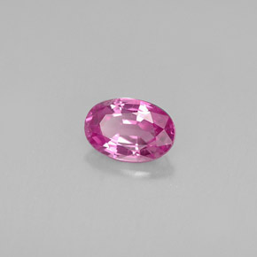 Zaffiro naturale rosa da 0,59 ct, taglio ovale, VVS