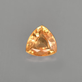Zaffiro naturale giallo da 1,02 ct, trillion, VS