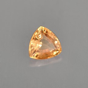 Zaffiro naturale giallo da 1,02 ct, trillion, VS