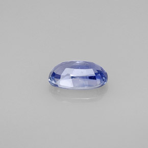 Zaffiro naturale blu da 1,57 ct, taglio ovale, VS