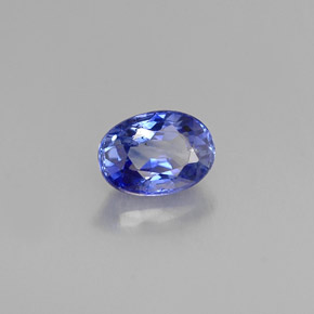 Zaffiro naturale blu da 0,92 ct, taglio ovale, VS