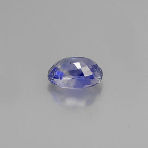 Zaffiro naturale blu da 0,92 ct, taglio ovale, VS