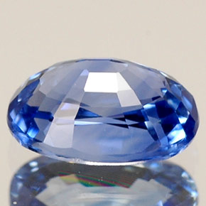 Zaffiro naturale blu da 0,79 ct, taglio ovale, VVS-VS