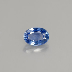 Zaffiro naturale blu da 0,66 ct, taglio ovale, VVS-VS