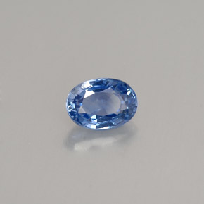 Zaffiro naturale blu da 0,66 ct, taglio ovale, VVS-VS