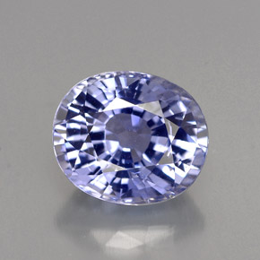 Zaffiro naturale blu da 4,06 ct, taglio ovale, IF