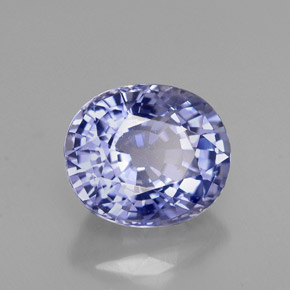 Zaffiro naturale blu da 4,06 ct, taglio ovale, IF