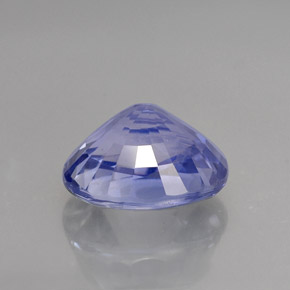 Zaffiro naturale blu da 4,06 ct, taglio ovale, IF