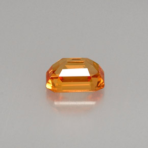 Zaffiro naturale giallo da 0,83 ct, taglio smeraldo, VS