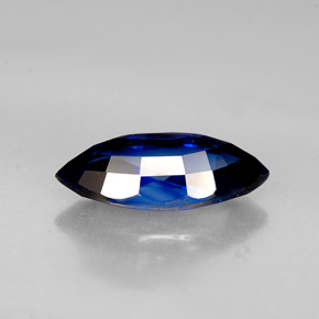 Zaffiro naturale blu da 2,53 ct, marchesa, VVS