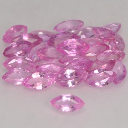 Zaffiro naturale rosa da 2,91 ct, marchesa, VVS