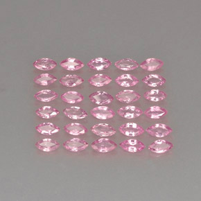 Zaffiro naturale rosa da  ct, marchesa, VVS