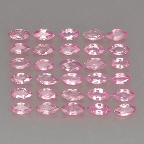 Zaffiro naturale rosa da  ct, marchesa, VVS